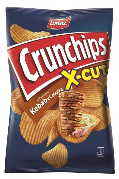 CHIPSY CRUNCHIPS X-CUT KEBAB CEB 140G LORENZ