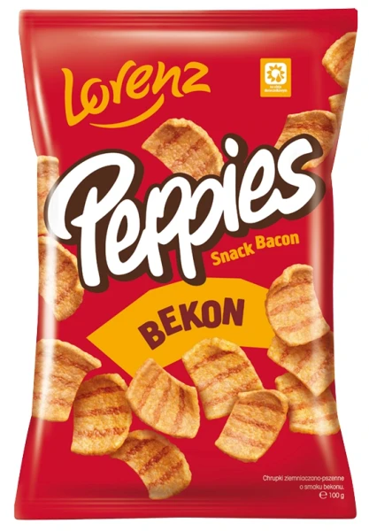 CHRUPKI PEPPIES BEKON 100G LORENZ