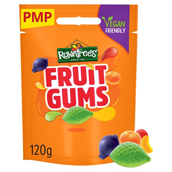 Rowntree's Fruit Gums Sweets Sharing Bag 120g