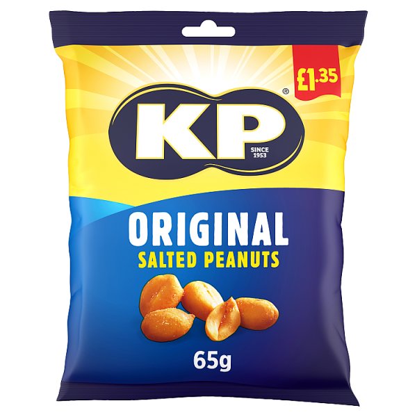 KP Original Salted Peanuts 65g