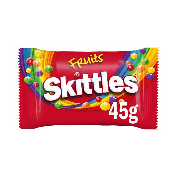 Skittles Chewy Sweets Bag Fruit Flavoured 45g