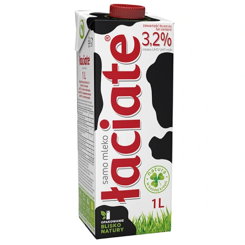 MLEKO UHT LACIATE 3,2% 1L CZERWONE MLEKPOL