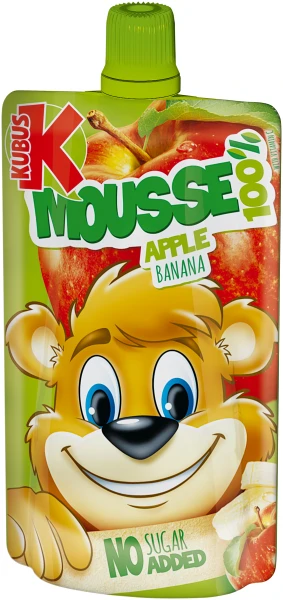 MUS KUBUS Z OWOCOW 100G JABLKO BANAN SASZETKA MASP