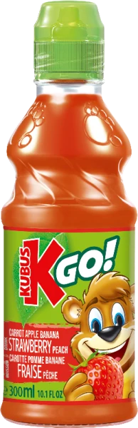 NEKTAR KUBUS GO BANAN-TRUSKAWKA 300ML PET MASPEX