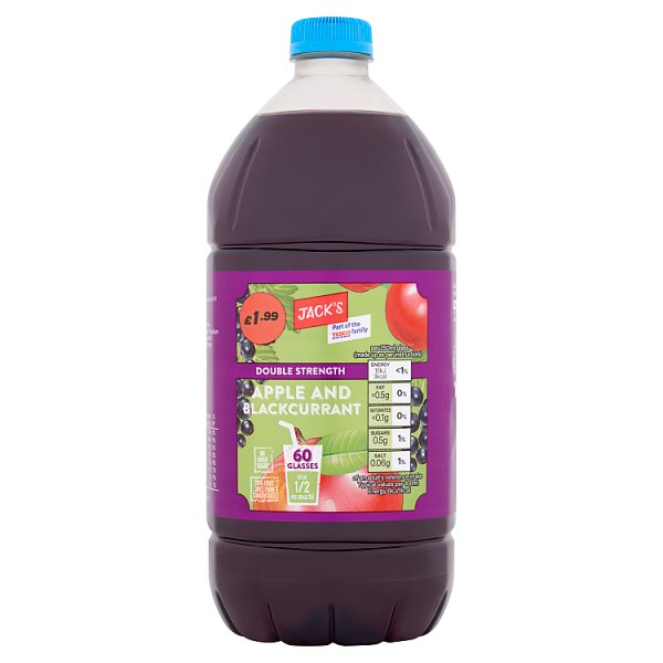 Jack's Double Strength Apple and Blackcurrant 1.5 Litre