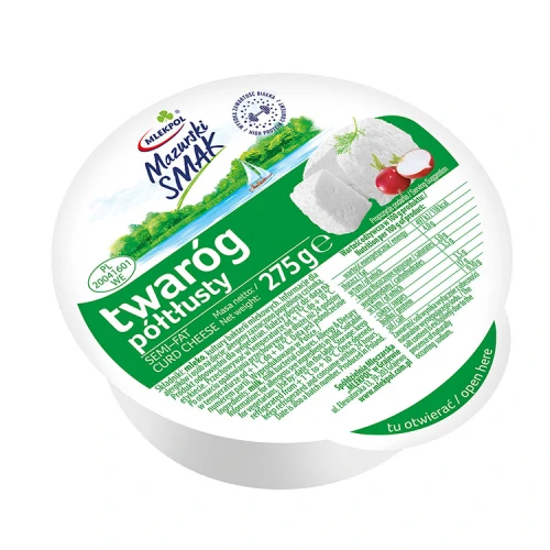 TWAROG MAZURSKI SMAK POLTLUSTY 275G MLEKPOL