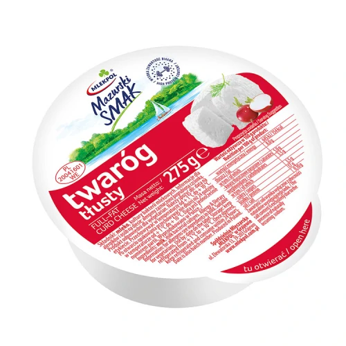 TWAROG MAZURSKI SMAK TLUSTY 275G MLEKPOL