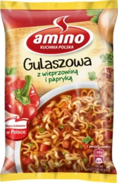 ZUPA AMINO NUDLE GULASZOWA 61G UNILEVER