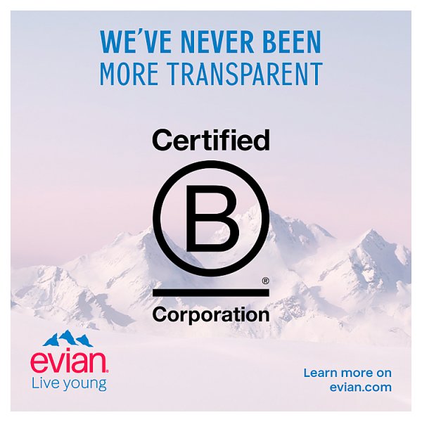 evian Still Natural Mineral Water 500ml