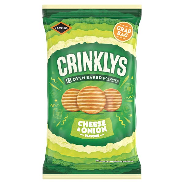 Jacob's Crinklys Cheese & Onion 45g