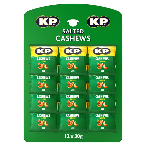 KP Nuts Salted Cashews 30g (Pubcard)