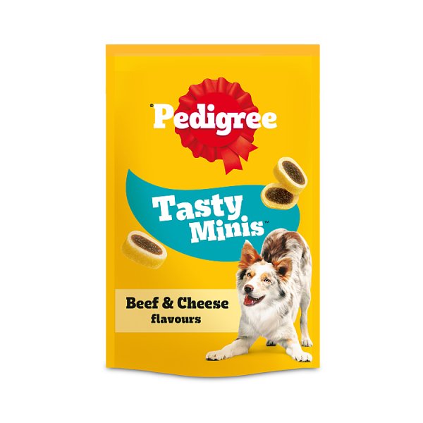 PEDIGREE® TASTY MINIS Adult Dog Treats Cheese & Beef Nibbles 140g