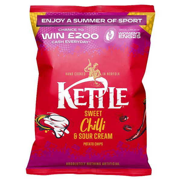 Kettle Sweet Chilli & Sour Cream Potato Chips 40g