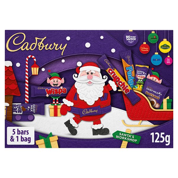 Cadbury Chocolate Christmas Selection Box 125g