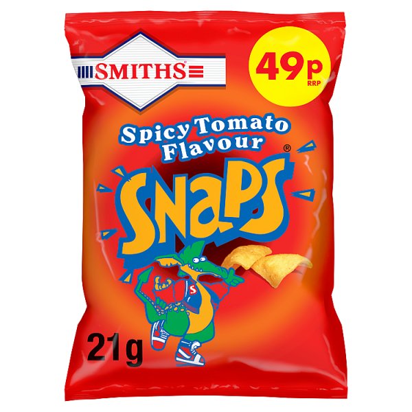 Smiths Snaps Spicy Tomato Snacks Crisps 21g