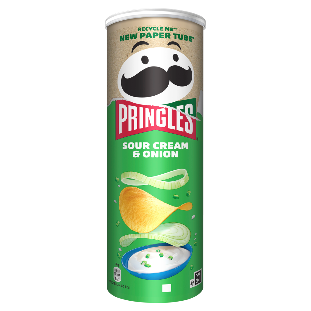 Pringles Sour Cream & Onion Sharing Crisps 165g