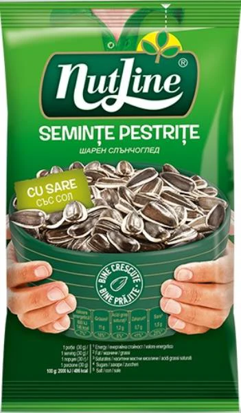 SLONECZNIK SOLONY-SEMINTE PESTRITE-100G NUTLINE RO
