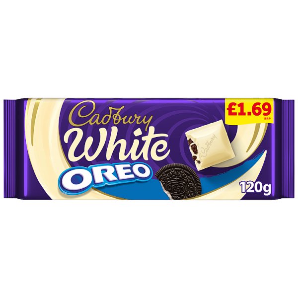 Cadbury Oreo White Chocolate 120g