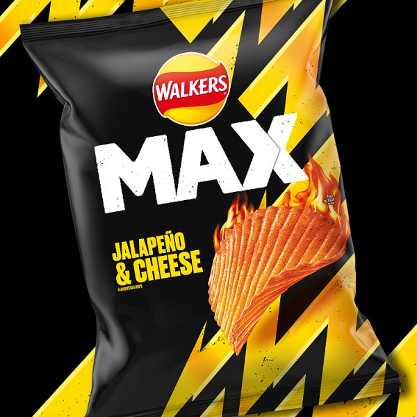 Walkers MAX Jalapeno & Cheese Sharing Crisps 70g