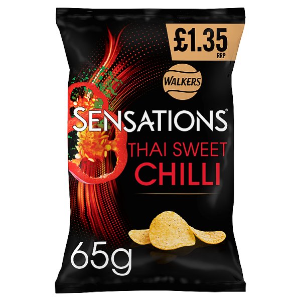 Walkers Sensations Thai Sweet Chilli Crisps 65g