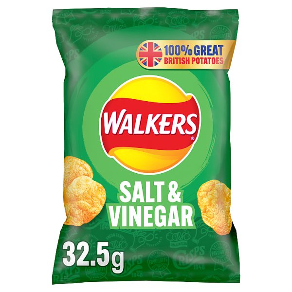 Walkers Crisps Salt & Vinegar 32.5g