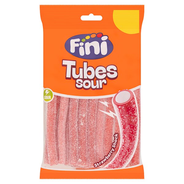 Fini Strawberry Shock Tubes Sour 140g