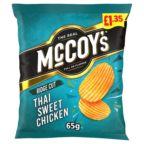 McCoy's Thai Sweet Chicken Crisps 65g