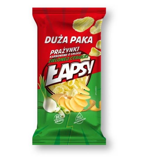 PRAZYNKI KARBOWANE LAPSY ZIELONA CEBULKA 110G TBM