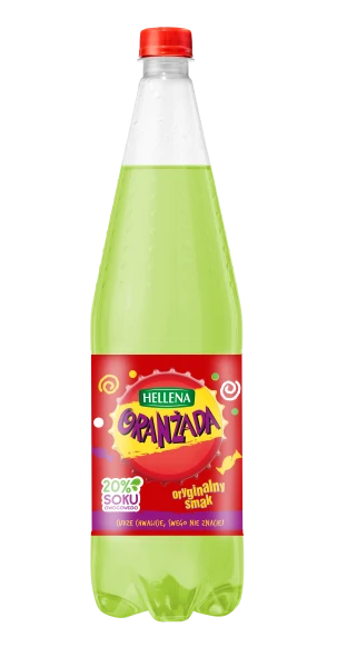 NAPOJ ORANZADA HELLENA ZIELON GAZ 1,25L PET COLIAN