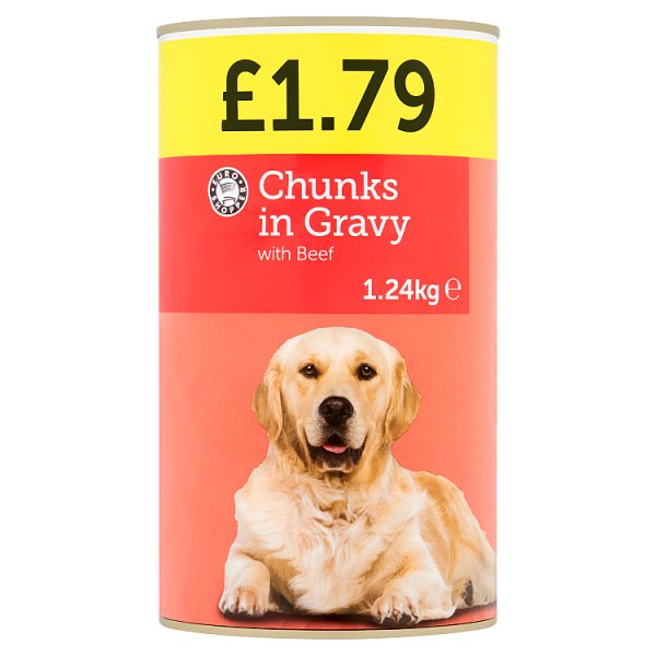 Euro Shopper Chunks in Gravy with Beef 1.24kg