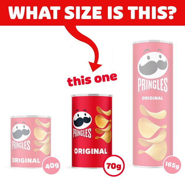 Pringles Original Snacking Crisps 70g