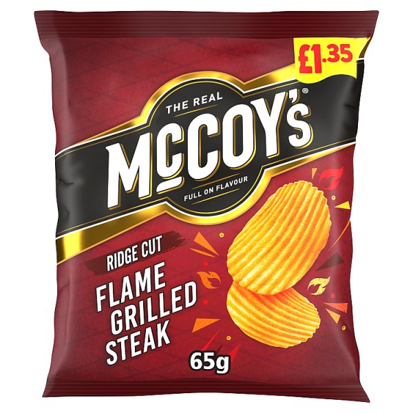 McCoy's Flame Grilled Steak Crisps 65g