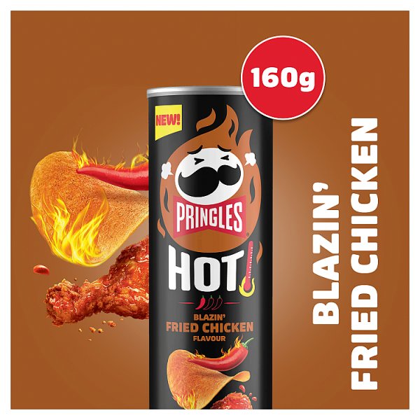 Pringles Hot Blazin' Fried Chicken sharing crisps 60g