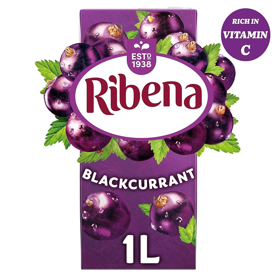 Ribena Blackcurrant Juice Drink Carton 1L