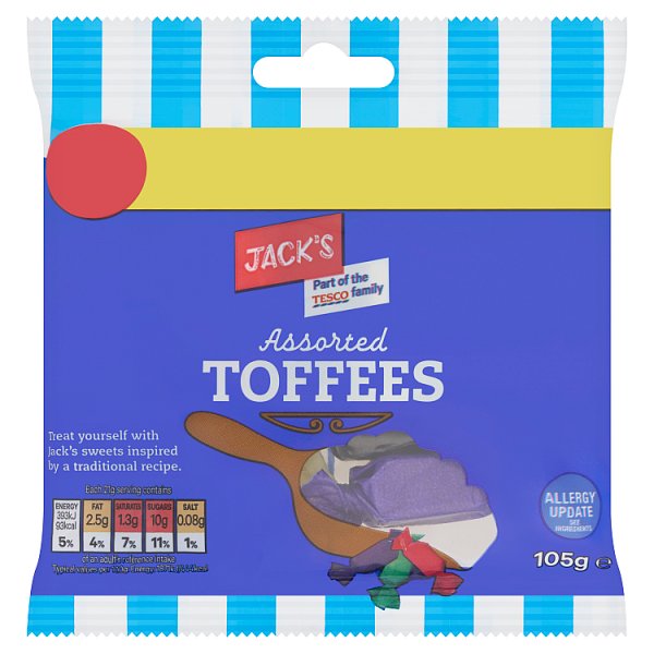 Jack's Assorted Toffees 105g