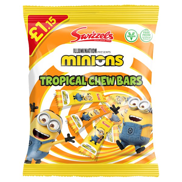 Swizzels Minions Tropical Chew Bars 120g