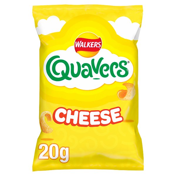 Walkers Quavers Cheese Grab Bag Crisps 20g
