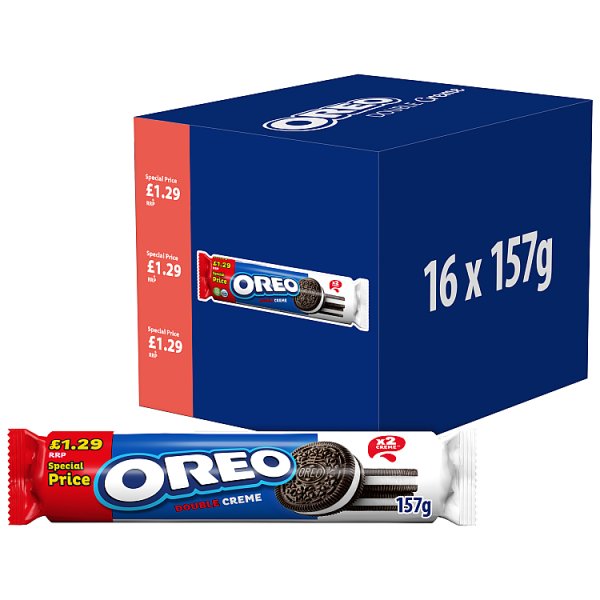 Oreo Double Creme Sandwich Biscuits 157g