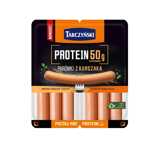 TARCZYNSKI PROTEIN PAROWKI Z KURCZAKA 200G