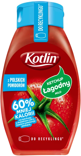 KETCHUP KOTLIN LAGODNY 60%KCAL MNIEJ 420G BUT PLA