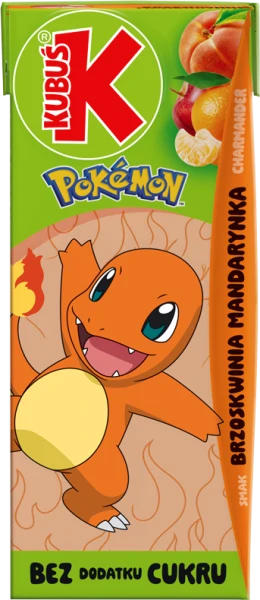 NAPOJ KUBUS POKEMON MANDARYNKA BRZOSKWI 200ML KART