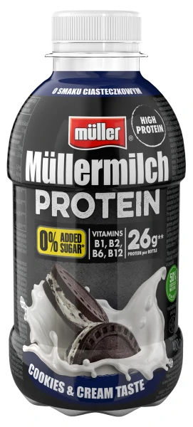 NAPOJ MLECZNY PROTEIN ZERO CIASTECZKO 400G MULLER
