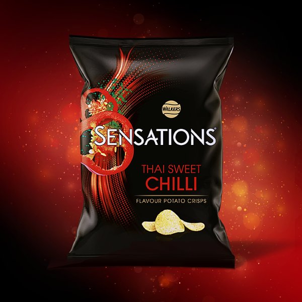 Walkers Sensations Thai Sweet Chilli Sharing Bag Crisps 150g