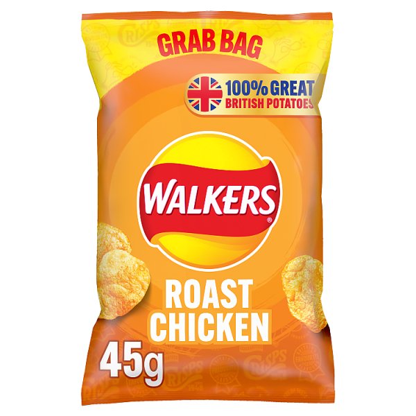 Walkers Roast Chicken Crisps 45g