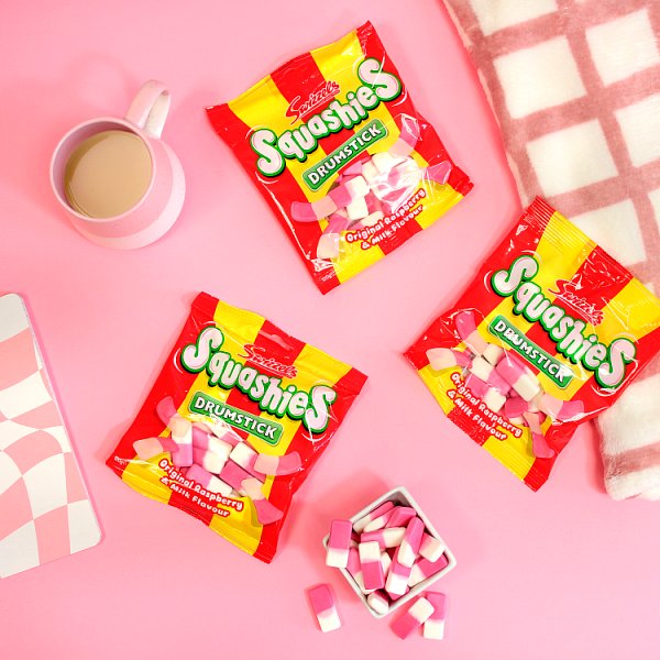 Swizzels Squashies Original Raspberry & Milk 120g