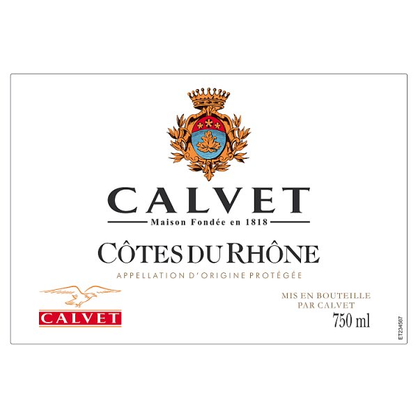Calvet Côtes du Rhône 75cl