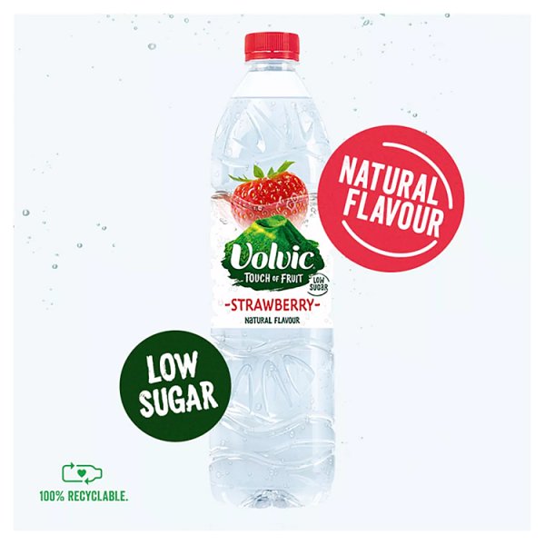 Volvic Touch of Fruit Strawberry Flavoured Water 1.5L