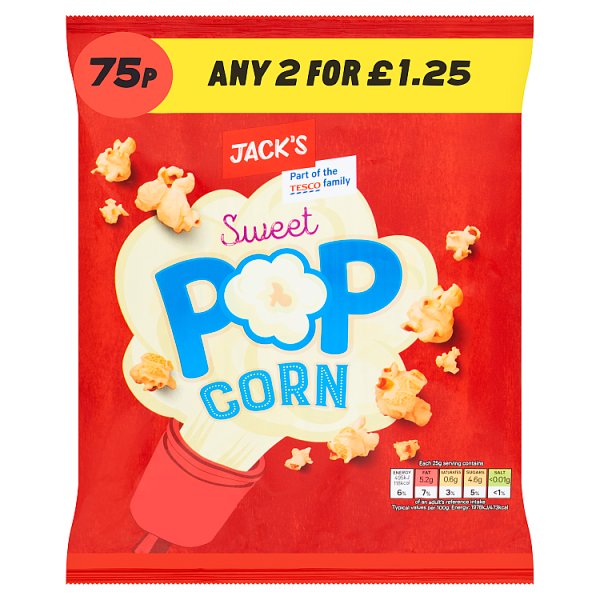Jack's Sweet Popcorn 50g