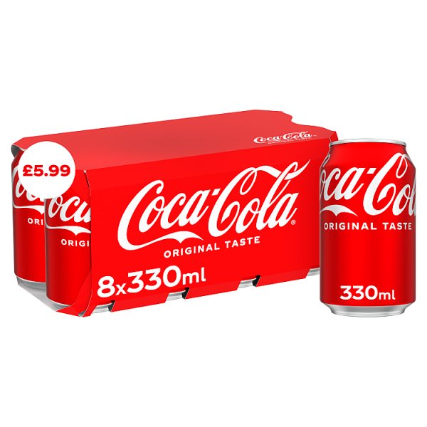 Coca-Cola Original Taste 8 x 330ml