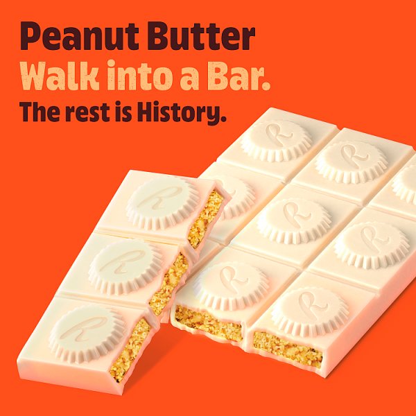 Reese's White Chocolate Flavour Peanut Butter Bar 90g